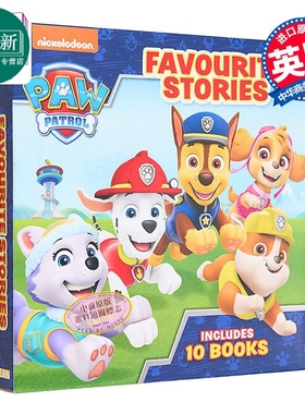 汪汪队的小盒子 10册 Paw Patrol Boxset 10 titles 英文原版 卡通动画故事图画书 儿童绘本 进口图书 3-6岁童书 又日新