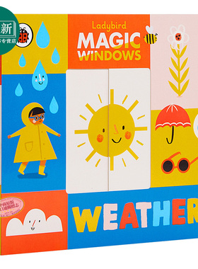 Magic Windows: Weather 魔法小窗户 天气 企鹅兰登出版 低幼亲子启蒙机关操作书 纸板书 英文原版