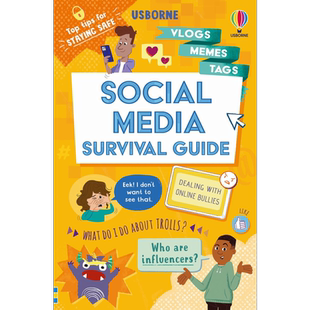 Social Media Survival Guide 写给小朋友的社交媒体生存指南 英文原版 进口图书 儿童科普读物 知识百科图书 又日新