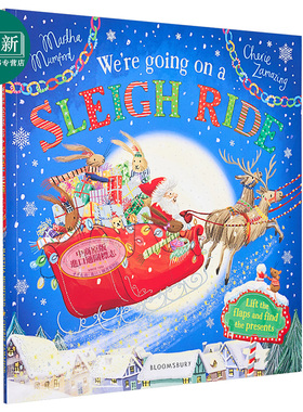 We're Going on a Sleigh Ride 小兔兔一族：坐雪撬 英文原版 儿童故事绘本 Martha Mumford 4-6岁 又日新