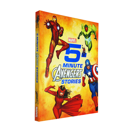 英文原版 5-Minute Avengers Stories 5分钟复仇者联盟故事集12个故事合集 Stan Lee漫威之父斯坦·李迪士尼男孩