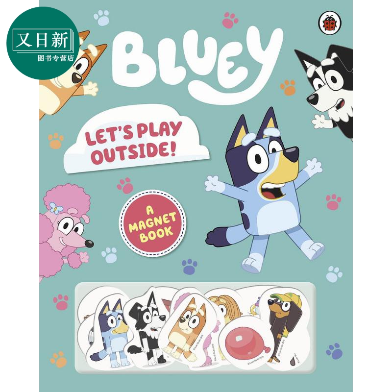 小蓝狗布鲁伊 Bluey: Lets Play Outside! 我们去外面玩吧！ 英文原版儿童绘本 卡通动画故事图画书 精品绘本 又日新