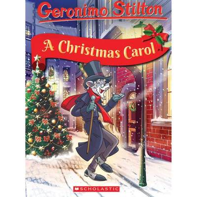 老鼠记者经典故事 圣诞颂歌 Geronimo Stilton Retells the Classics: A Christmas Carol 儿童文学 7-10岁 英文原版