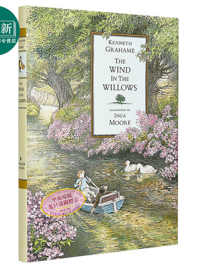 The Wind in the Willows 古典插画版 柳林风声 儿童文学经典 名著作品 小说故事图画书 英文原版 进口图书 又日新