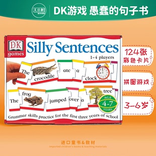 句子书 Supplement 亲子英语学习英文语法句子 Silly DK游戏愚蠢 Sentences Book 6岁 英文原版 Games