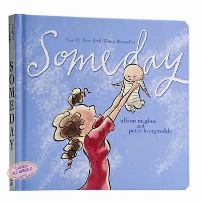 预售 Someday 有一天 母亲节礼物 亲子纸板书 直戳泪点 妈妈爱读 英文原版 美国儿童亲情故事 0-2-3-6岁  宝宝早教启蒙 婴儿撕不烂