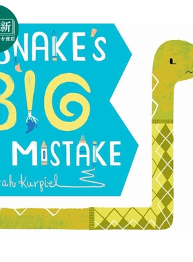 Snake's Big Mistake 小蛇的错误 英文原版进口图书 精装儿童绘本动物故事图画书 4岁+儿童读物 亲子童书品格养成 又日新