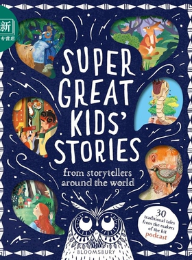 超能儿童说说故事 Super Great Kids Stories From storytellers around the world 英文原版 精美儿童绘本故事集 又日新