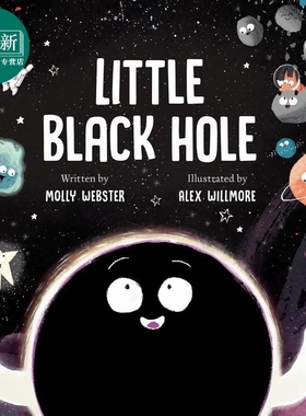小黑洞 Alex Willmore Little Black Hole 英文原版 儿童故事绘本 知识百科图画书 科学故事 进口儿童读物 精装 又日新