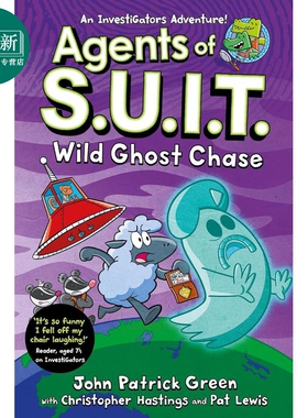 变色龙特工3 Agents of S.U.I.T. Wild Ghost Chase 英文原版 儿童漫画故事 搞笑侦探推理探险 进口 7岁以上 又日新