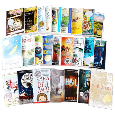 Newbery 纽伯瑞获奖书单25册英文版 低年级大套装 兰斯蓝思指数560L-790L青少年小说读物文学奖 数星星 Number the stars