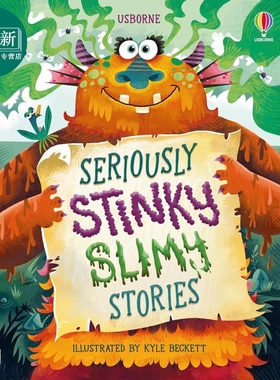 全彩章节书 捧腹大笑的臭味书Seriously Stinky Slimy Stories英文原版 儿童章节故事书 精装 进口童书读物5-8岁 又日新