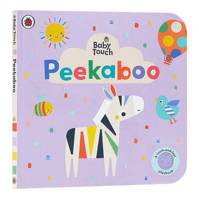 Ladybird Baby Touch Peekaboo 瓢虫触摸书 躲猫猫  英文原版 大开本触摸书0-3岁宝宝多元认知 开拓思维纸板书撕不烂 小瓢虫