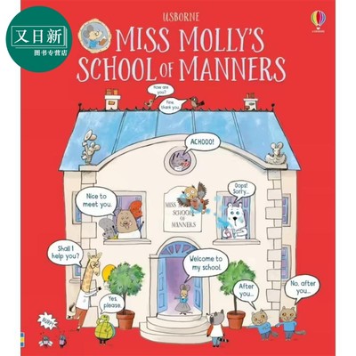 莫莉小姐的礼仪学校 Miss Molly S school of manners 英文原版 儿童知识绘本 生活百科图画书 精品绘本 进口图书 又日新