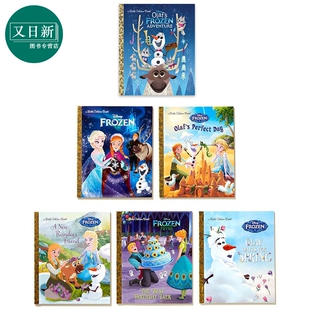 小金书故事集6册 Olafs Frozen Adventure Little Golden Book 奥拉夫的冰雪冒险 英文原版绘本迪士尼冰雪奇缘Frozen 又日新