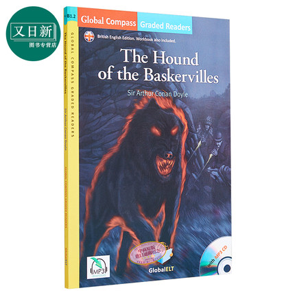 The Hound of Baskervilles 英式英语分级读物 巴斯克维尔的猎犬 B1.2级 Global ELT Graded Reader 配在线音频不含CD