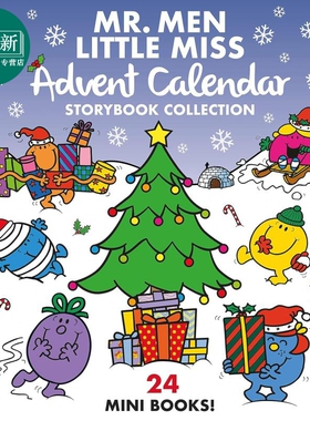 奇先生妙小姐新年新年倒数书Mr. Men Little Miss Advent Calendar 英文原版 儿童活动与玩具书 绘本故事进口童书 又日新