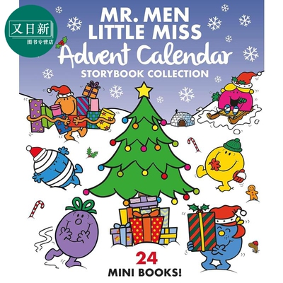奇先生妙小姐新年新年倒数书Mr. Men Little Miss Advent Calendar 英文原版 儿童活动与玩具书 绘本故事进口童书 又日新