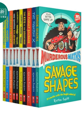 可怕的数学系列10册套装 英文原版 Murderous Maths 可怕的历史同系列 学乐 数学课外辅导读物 教辅读物 又日新