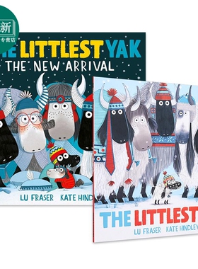 预售 Kate Hindley 小牦牛系列儿童故事绘本2册套装 The Littlest Yak The New Arrival 英文原版进口图书 又日新