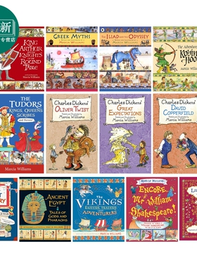 Marcia Williams系列 英文原版连环漫画故事 儿童经典文学 插图故事 初级章节书 小初文学 进口童书读物 6岁以上 又日新