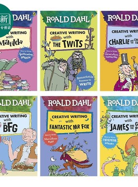 Roald Dahl's Creative Writing 跟罗尔德·达尔学写作系列 创意写作 查理和巧克力工厂 好心眼的巨人英文原版进口儿童图书