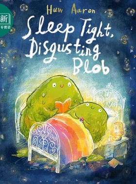 睡个好觉 Sleep Tight Disgusting Blob 英文原版 儿童绘本 图画故事书 押韵的睡前故事读物 幽默有趣 进口童书 又日新
