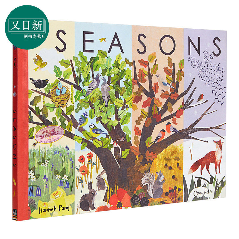 Clover Robin：Seasons四季精品绘本低幼亲子故事绘本季节变化精装英文原版 3-6岁_虎窝淘