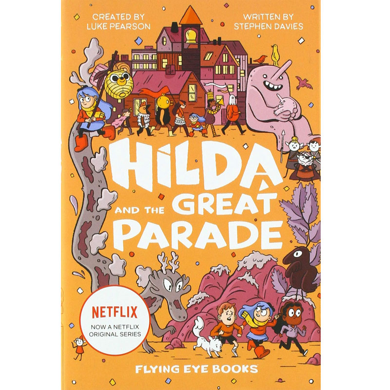 动画原著英文童书希尔达第二季第2册 Hilda and the Great Parade精装又日新