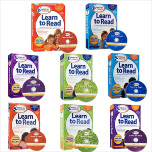 自然拼读Hooked on Phonics附DVD全套8册 英文原版迷上语音系列Learn to Read Level 1-8级 英语教辅 分级阅读 又日新