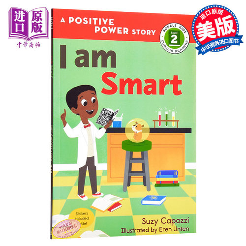 正能力小故事2级 我很聪明 英文原版 I Am Smart(A Positive Power Story) 分级读物 3-6岁 贴纸书