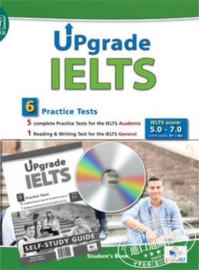 Upgrade IELTS 5 Academic & 1 General  Practice Tests Self-Study Edition 升级版雅思5+1自学套装 12岁以上