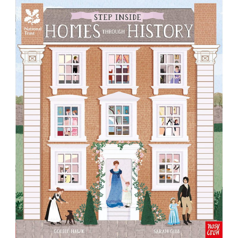 National Trust:Step Inside Homes Through History 建筑中的历史 英文原版 进口原版 建筑科普绘本 Goldie Hawk