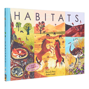 动物栖息地 A Journey In Nature Habitats 英文原版 儿童科普绘本 自然科学知识图画书 插图精美 精装进口 3岁+ 又日新