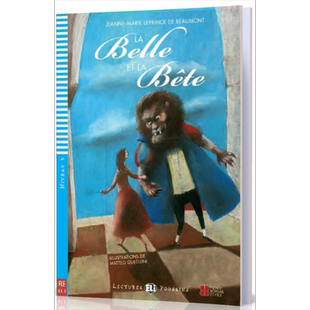 美女与野兽 配音频+答案 A1级别ELI Young Readers French A1: La belle et la bete法文原版 法语学习分级读物 又日新
