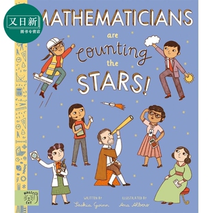 数星星 又日新 精装 the Are 童书 儿童绘本故事图画书 Mathematicians 数学家 故事 Stars英文原版 科学家 Counting