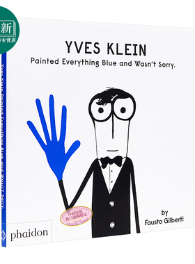 Fausto Gilberti 伊夫克莱因涂的蓝色 Yves Klein Painted Everything Blue 精品绘本 低幼色彩启蒙 英文原版 4-6岁