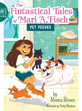 人鱼公主3 Fintastical Tales of Mari A. Fisch #3 英文原版 儿童章节书桥梁书 黑白插图故事 进口童书 6岁以上 又日新