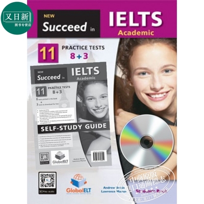 Succeed in IELTS Academic 11 (8+3) Practice Tests Self-Study Edition 雅思学术考试自学套装 含答案 12岁以上