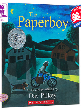 报童 英文原版 The Paperboy  Dav Pilkey 学乐 内裤超人&dog man同作者 凯迪克银奖