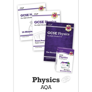 英国CGP教材 GCSE/IGCSE Catch-Up Essentials：AQA Physics AQA考试物理 赶超要领资源包4册 KS4 14-15岁