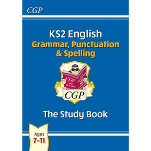 英国原版CGP教辅 新KS2英语语法标点拼写学习书7-11岁 New KS2 English Grammar Punctuation Spelling Study Book 又日新