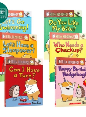 Acorn学乐橡树种子系列 小刺猬的故事  Hello Hedgehog 1-6 学乐橡子儿童桥梁故事书 英文原版进口图书 又日新