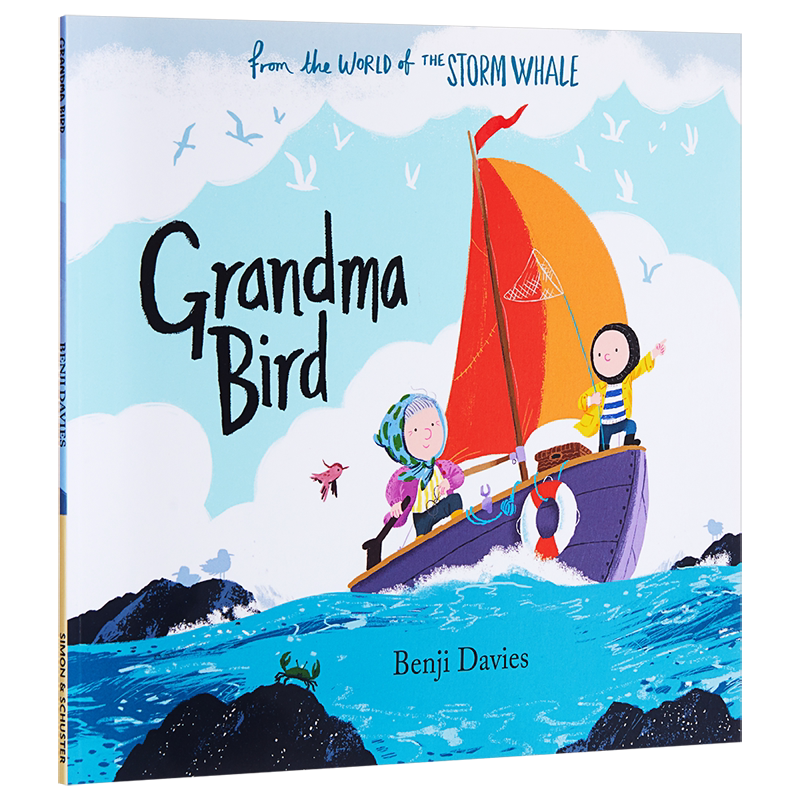 Benji Davies班吉戴维斯:奶奶的小鸟 英文原版 Grandma Bird 3-6岁 绘本
