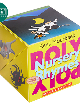 学乐 神奇翻转书 儿歌英文原版 Roly Poly Pop-Up: Nursery Rhymes童谣