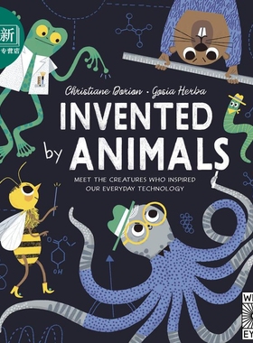 Invented by Animals 动物发明家 英文原版 进口图书 儿童故事绘本 7-10岁 科学创意发明