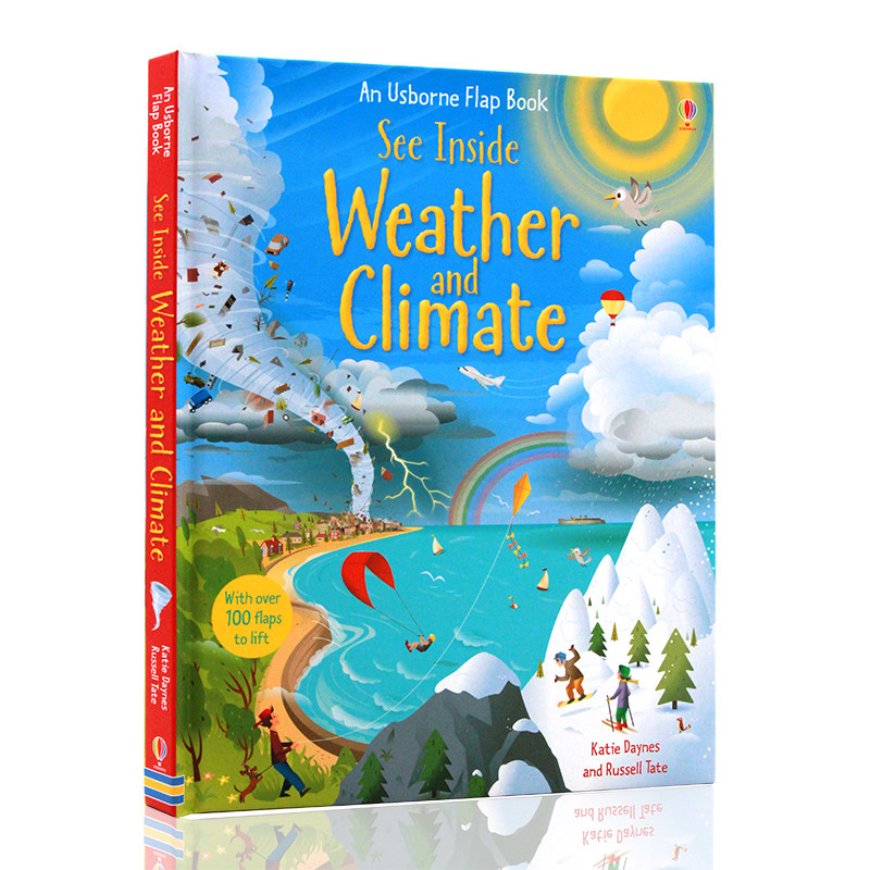 看里面系列 揭秘天气 英文原版 Usborne See Inside Weather & Climate 科普立体翻翻书 机关书 儿童启蒙早教认知科普读物 纸