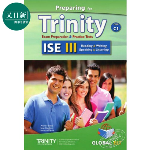 Preparing for Trinity-ISE III CEFR C1 备考英语综合能力考试三级C1听说读写自学套装 含答案 7-12岁