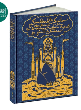 航海家辛巴达及其他一千零一夜的故事 Calla Editions精装插图版 英文原版 Sindbad the Sailor and Other Stories 又日新