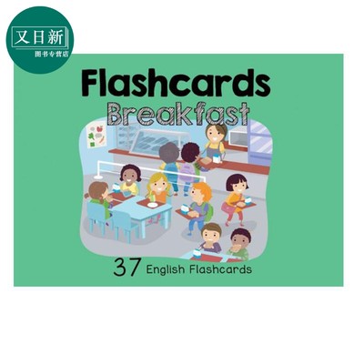 新加坡幼小衔接英语学习卡片CPD Flashcards : Breakfast 早餐 抽认卡 英文原版 早教启蒙 亲子英语 4-6岁